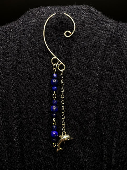 Lapis Lazuli Ear Cuff